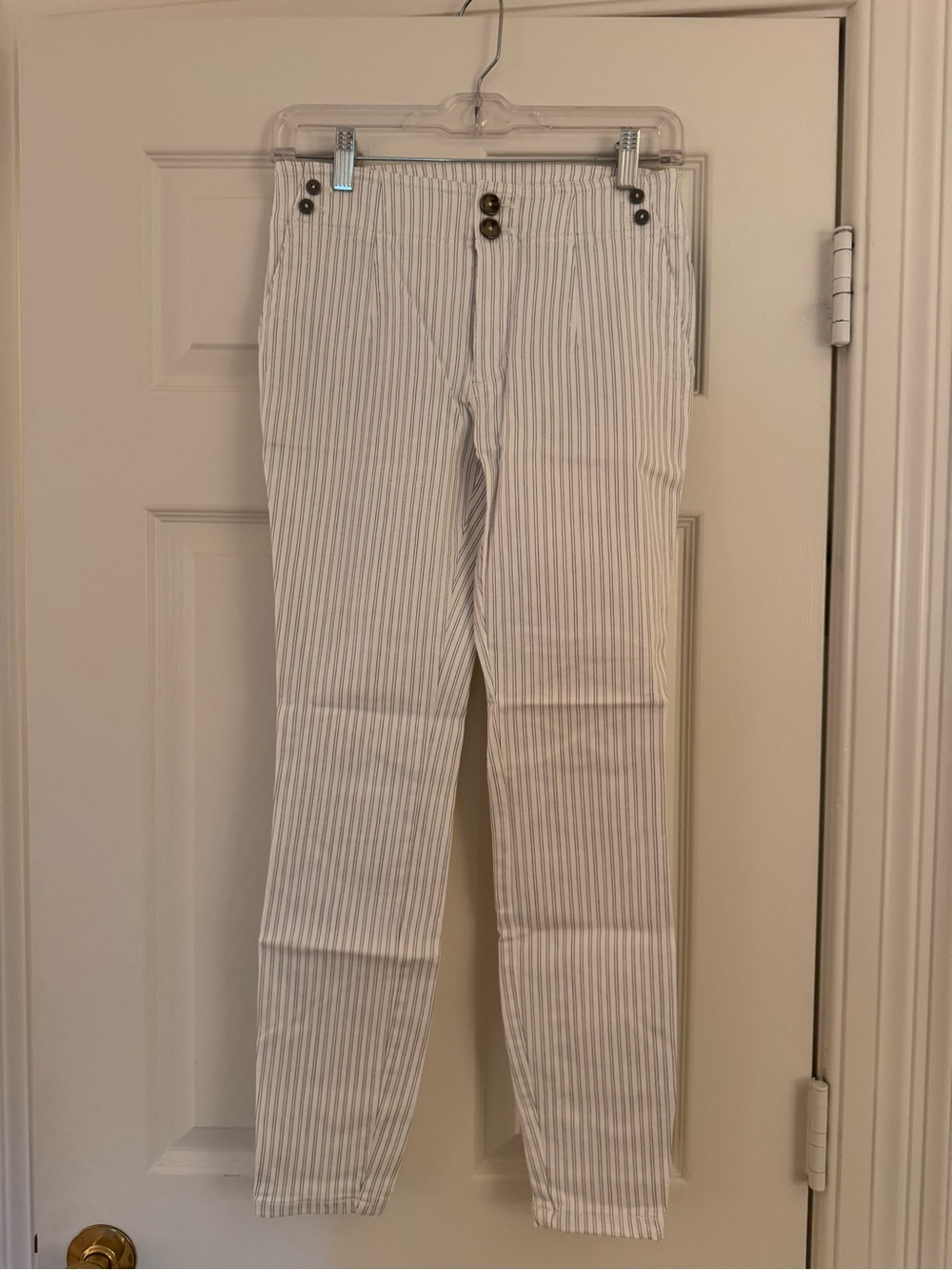 Pilcro and the Letterpress High-rise Skinny, Size 25